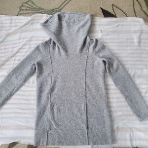 LOU & GREY CASHMERE COWL SWEATER SIZE S